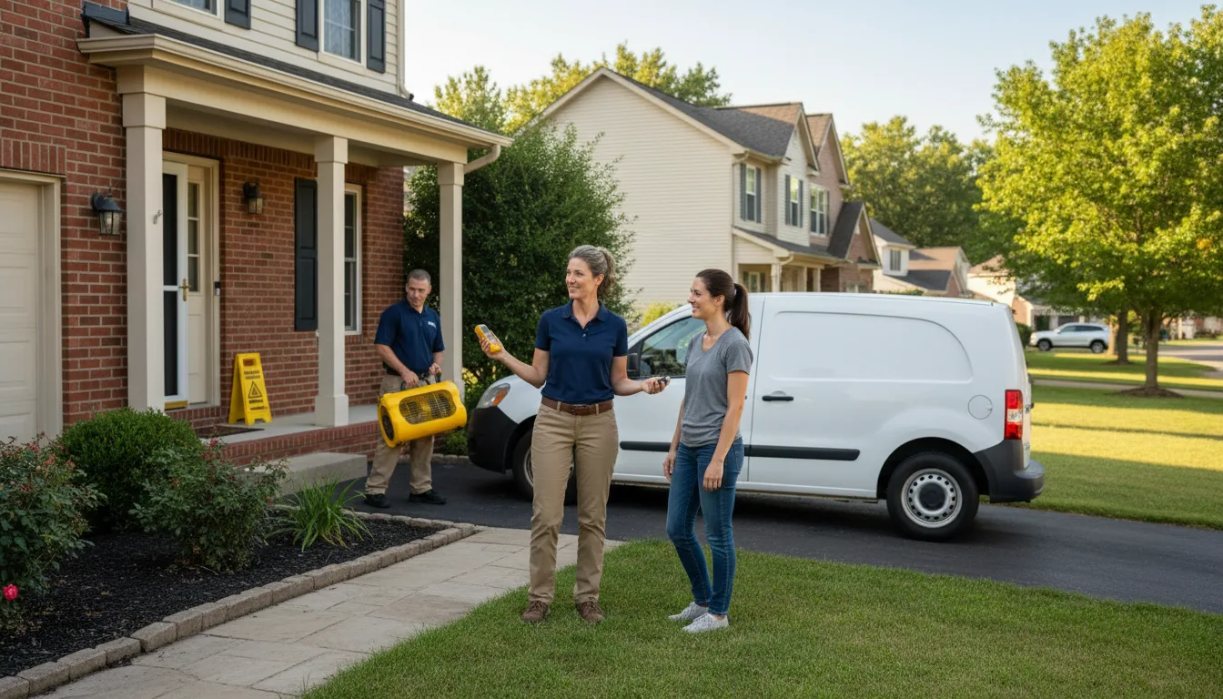 Water restoration image for Flood Water Cleanup, Removal And Restoration Services in Charlestown, IN
